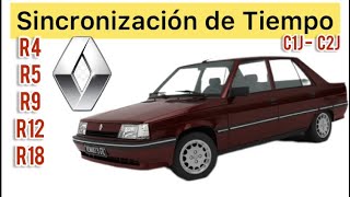 Tiempo de Renault 9 14 motor C1JC2J R4 R5 R12 R18 [upl. by Nirro]