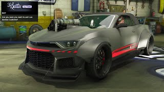 GTA 5 Online  DLC Vehicle Customization  Declasse Vigero ZX Convertible Chevy Camaro [upl. by Onfroi]