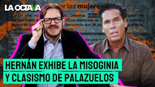 HERNÁN GÓMEZ DESTROZA a ROBERTO PALAZUELOS por MISÓGINO y CLASISTA [upl. by Nhabois]