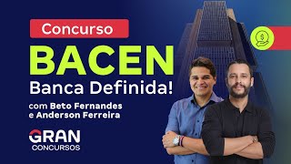 Concurso BACEN  Banca Definida  CEBRASPE [upl. by Namus]