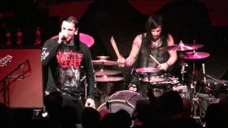 20110419 Motionless in White  Cobwebs Live in Bloomington IL [upl. by Nnylamme]