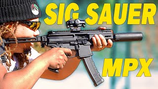 The NEW Sig Sauer MPX K First Shots  The BEST 9mm PCC [upl. by Jason]