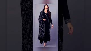 Black Georgette Kurta Set onsnapdealfashiontrendsindianattireethnicwearfashionshortstrending [upl. by Mordecai]