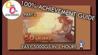 50 Years  Part 2  100 Achievement Guide 5000GS in 1hr XBOX Walkthrough 1080p [upl. by Leahcimluap582]