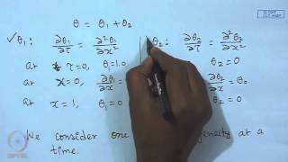 Mod10 Lec25 Solution of Parabolic PDE  Separation of Variables Method Contd [upl. by Duthie]