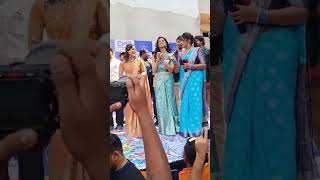 Cmr shopping mall opening cmrshoppingmallkurnoolkucmrshoppingmall meenakshichoudhary samyuktha [upl. by Anaoy]