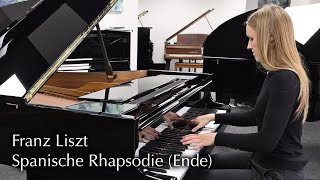 GrotrianSteinweg Flügel Modell 160  Franz Liszt  Spanische Rhapsodie Ende [upl. by Eerahc]