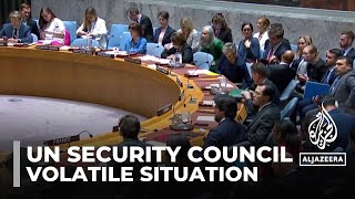 Israel targets peacekeepers UN security council discusses volatile situation [upl. by Shannen104]