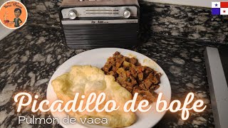 como hacer picadillo de bofe 🇵🇦 [upl. by Llekram885]