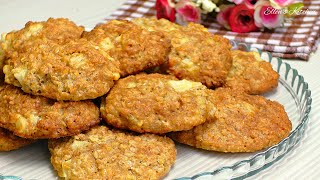 Овсяное печенье с яблоками за 10 минут Просто и очень вкусно [upl. by Yeknarf]