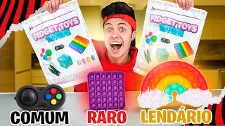 ABRINDO PACOTES SURPRESA DE FIDGET TOYS RARO E LENDÁRIO [upl. by Elcin279]