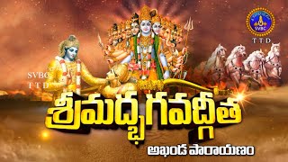 శ్రీమద్భగవద్గీత  Srimad Bhagavadgita  Akhanda parayanam  Tirumala  04122022  SVBC TTD [upl. by Neelrad307]