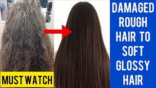 How to make your Hair Silky ​using Dry Hair Remedy  Self Care Secrets [upl. by Ymereg]