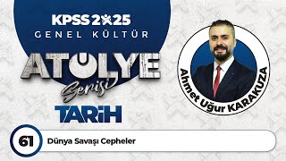 61  Dünya Savaşı Cepheler  Ahmet Uğur KARAKUZA [upl. by Tjader]