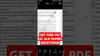 GET FREE PDF FOR DSC 2025 WITH OLD PAPERS FROM TARGET STUDY CENTRE RAJAHMUNDRY 8500710008dsc [upl. by Yhtac333]