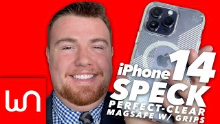 Speck Presidio Clear Grip w MagSafe For iPhone 14 Pro Max Unboxing [upl. by Ahsema]