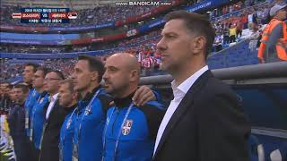 Anthem of Serbia vs Cost Rica FIFA World Cup 2018 [upl. by Durnan]