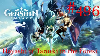 Genshin Impact Walkthrough Part 496  Hayashi of Tanuki in the Forest No Commentary [upl. by Neillij728]