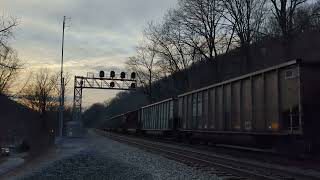 NS coal train near bluefield West Virginia [upl. by Mozelle]