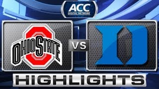 Ohio State vs Duke Basketball Highlights  2012 [upl. by Aicilyhp]