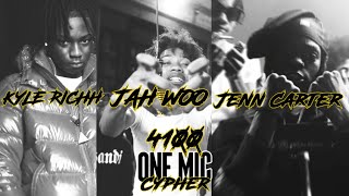 4100 ONE MIC CYPHER 2 KYLE RICHH JAH WOO JENN CARTER [upl. by Garvin]