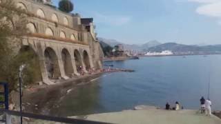 Marina di Vietri sul Mare e la spiaggia  Vietri sul Mare beach [upl. by Notanhoj]