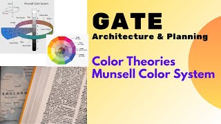 GATE  Architecture and Planning  Munsell Color System amp Basics [upl. by Amlus522]