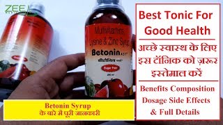 Best Tonic For Good Health  Betonin Review  Hindi [upl. by Bucella934]