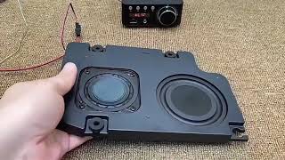 3 inch TV speaker subwoofer  passiver radiator [upl. by Darce]