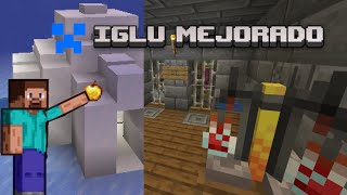 mejorando el iglú de minecraft [upl. by Eustasius]