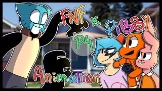 FNF X PIBBY P4 GUMBALL Friday Night Funkin ANIMATION [upl. by Atikir922]