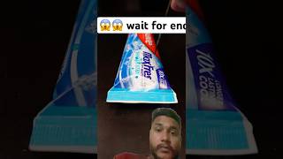 😱😱 wait for end funny toothpastedispenser comedy toothpaste toothpast viralvideo shorts [upl. by Aibun]