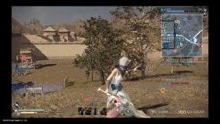 DYNASTY WARRIORS 9 Empires Fan Blade Combo [upl. by Teilo795]