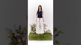 LLDC Foggy Garden French Style Halter Neck Backless Top fashion ootd fashiontrends beauty [upl. by Roon4]