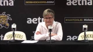 Holly Warlick Postgame at Wichita State [upl. by Faustine]