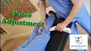 Chiropractic Activator Adjustment  Knee pain after Paddle Boarding [upl. by Animaj612]