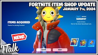 NEW SUNSPOT SET IS FINALLY HERE Fortnite Item Shop January 7th 2024 Fortnite Chapter 5 [upl. by Tower]