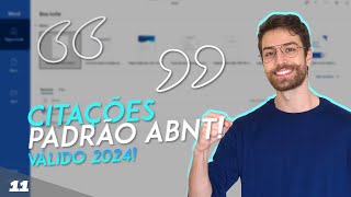 Como CITAR e fazer REFERÊNCIA de LEIS de acordo com ABNT  Exemplo prático no Word [upl. by Jamel394]