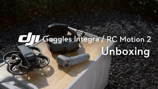 DJI Goggles Integra and DJI RC Motion 2｜Unboxing [upl. by Lauralee]