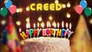 🎉Creed Birthday Song Happy Birthday Creed 🎂 [upl. by Elison]