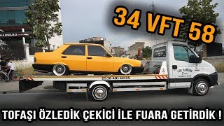 108000 TLLİK TOFAŞI ÇEKİCİ İLE FUARA GÖTÜRDÜK  TESİSATLI MODİFİYELİ ARABA FUARI  ÜNAL TURAN [upl. by Innavoj]