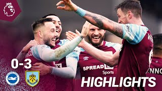 SUPER WIN  HIGHLIGHTS  Brighton v Burnley 202122 [upl. by Dayle]