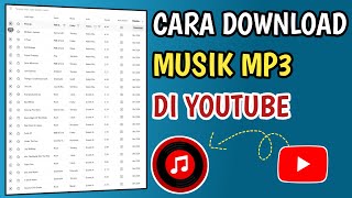 CARA DOWNLOAD MUSIK DI YOUTUBE JADI MP3 [upl. by Morey]