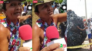 Señora explica como cayó el meteorito en Barranquilla [upl. by Anid]