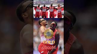 🏅🇨🇦 Canada Wins GOLD in 4x100m Relay 🏃‍♂️🔥  Paris Olympics 2024 [upl. by Daye]