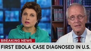 First Ebola case diagnosed in US [upl. by Jaylene]