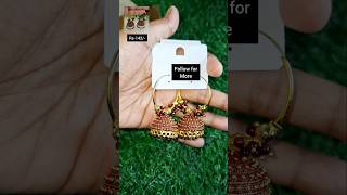 Meesho Jhumki earrings meesho jhumki earrings shorts trending viralvideo viralshort trending [upl. by Goodman295]