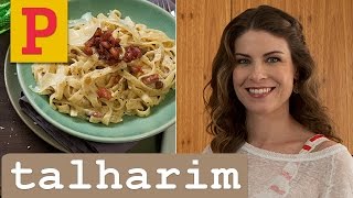 Em uma panela só talharim à carbonara da Rita Lobo [upl. by Bailar]