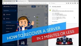 How to Recover a Server with Acronis Instant Restore in 2 Minutes or Less A RealTime Training Demo [upl. by Alekin]