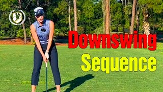 Golf Downswing Sequence [upl. by Nilesoy]